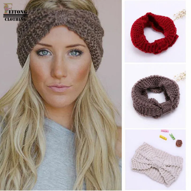 FEITONG 2017 hair accessories Fashion Winter Warm Women Bowtie Crochet Braided Knit Wool Hat Cap Headband For Women Hair Band
FEITONG 2017 hair accessories Fashion Winter Warm Women Bowtie Crochet Braided Knit Wool Hat Cap Headband For Women Hair Band