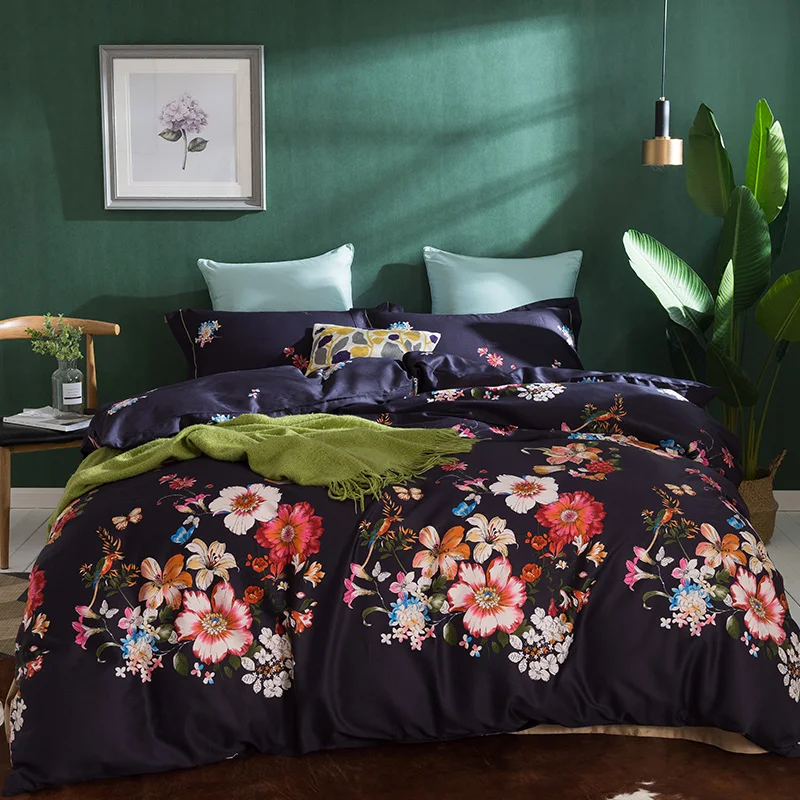 Mystical garden 60S Egypt Cotton Printed Bedding Set Silky Duvet cover Bed Sheet Fitted Sheet Pillowcases Queen King size 4Pcs
Mystical garden 60S Egypt Cotton Printed Bedding Set Silky Duvet cover Bed Sheet Fitted Sheet Pillowcases Queen King size 4Pcs