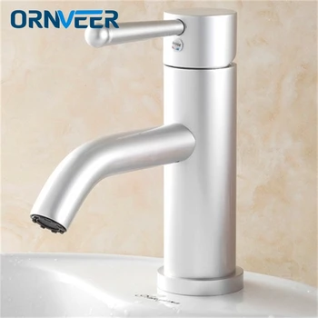 New Arrival Modern Style Space aluminum Silver Basin Faucet Single Handle Cold and Hot Water MixerFree Shipping
New Arrival Modern Style Space aluminum Silver Basin Faucet Single Handle Cold and Hot Water MixerFree Shipping