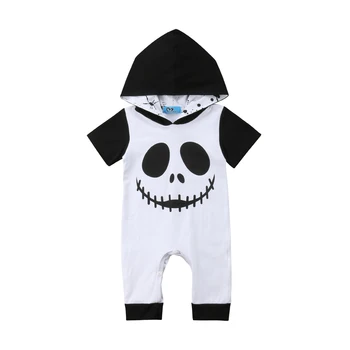 Halloween Holiday Toddler Baby Boys Lovely Romper Short Sleeve Cartoon Pattern Print Hooded Jumpsuits Romper Outfit 0-24M
Halloween Holiday Toddler Baby Boys Lovely Romper Short Sleeve Cartoon Pattern Print Hooded Jumpsuits Romper Outfit 0-24M