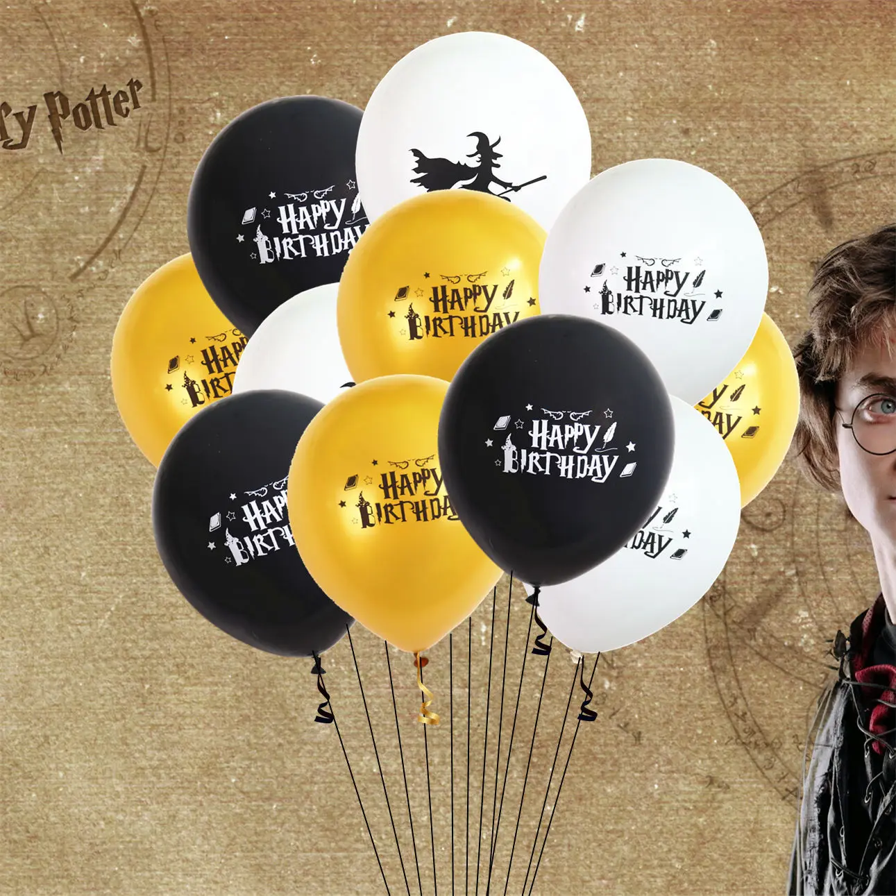 12-inch balloon Harry Potter happy birthday latex balloon birthday party decoration combination
12-inch balloon Harry Potter happy birthday latex balloon birthday party decoration combination