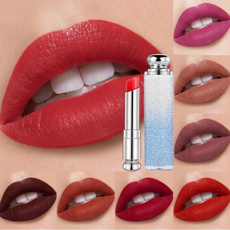 Moisturizing Lipstick Matte Long Lasting Make Up Girl Student Natural Charming Red Lip Stick Moisturizer Lipsticks Lips Makeup
Moisturizing Lipstick Matte Long Lasting Make Up Girl Student Natural Charming Red Lip Stick Moisturizer Lipsticks Lips Makeup