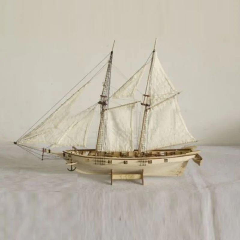 1 pc Mini Wooden Sailboat model 1:120 Scale Wooden Wood Sailboat Ship Kits Home Model Decoration Boat Gift Toy
1 pc Mini Wooden Sailboat model 1:120 Scale Wooden Wood Sailboat Ship Kits Home Model Decoration Boat Gift Toy