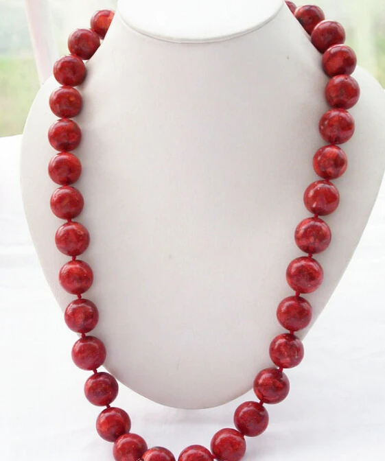 Hot sell Noble- FREE SHIPPING>>@> A2467 Huge 26" 18mm nature round red coral bead necklace
Hot sell Noble- FREE SHIPPING>>@> A2467 Huge 26" 18mm nature round red coral bead necklace