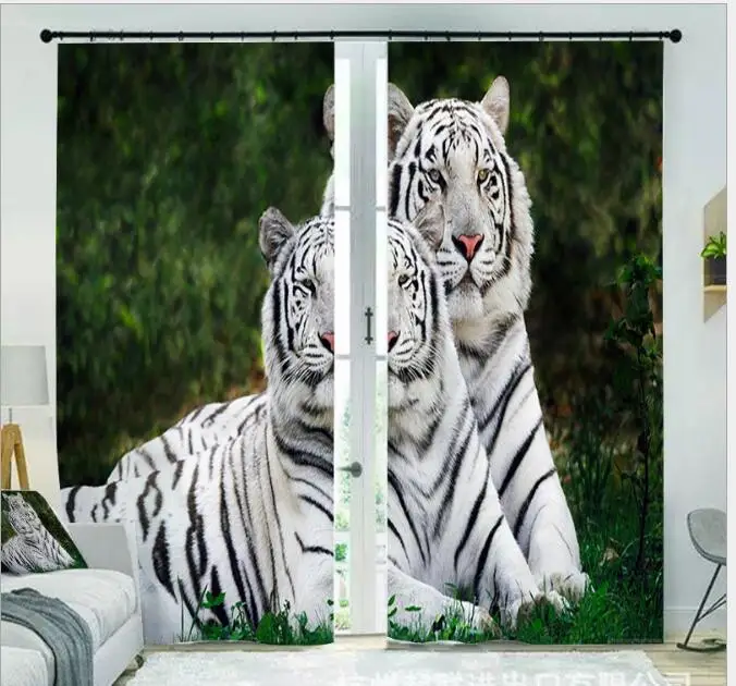 Two white tigers in Europe 3D Window Curtain Luxury Blackout living room kids Bedroom decorate Cortina Drapes Rideaux pillowcase
Two white tigers in Europe 3D Window Curtain Luxury Blackout living room kids Bedroom decorate Cortina Drapes Rideaux pillowcase