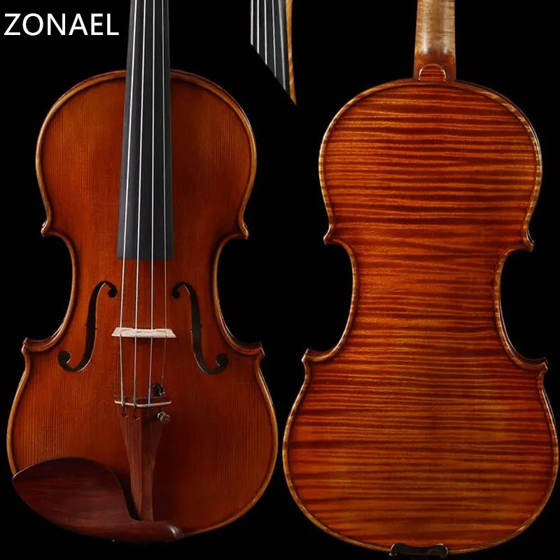 ZONAEL Master violino 4/4 Italian High-end Antique professional violin Picea asperata maple 12 years of dry wood qv311
ZONAEL Master violino 4/4 Italian High-end Antique professional violin Picea asperata maple 12 years of dry wood qv311