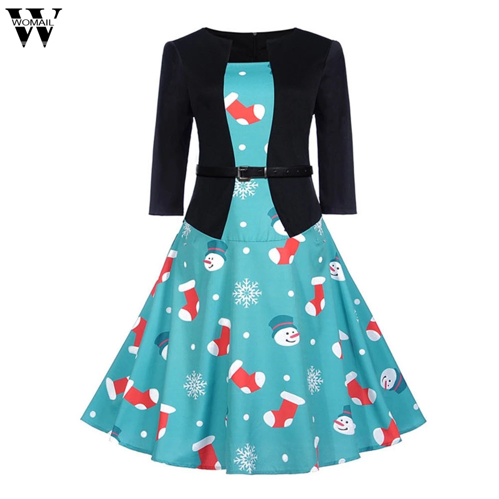 Womail formal dress women elegant Dress Plus Size Vintage 3/4 Sleeve Christmas Evening Party dess wnter vestidos de fiesta modis
Womail formal dress women elegant Dress Plus Size Vintage 3/4 Sleeve Christmas Evening Party dess wnter vestidos de fiesta modis