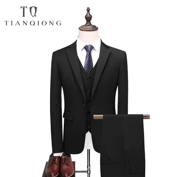 (Jacket+Vest+Pants)Slim Fit Men Suits for Wedding One Button Black, White, Blue Mens Formal Suits 3 Piece Business Wedding Suit
(Jacket+Vest+Pants)Slim Fit Men Suits for Wedding One Button Black, White, Blue Mens Formal Suits 3 Piece Business Wedding Suit