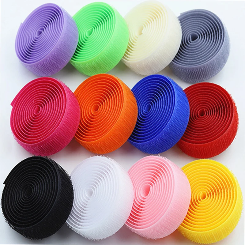 2Meters Pair 20mm Colorful Hook and Loop fastener Tape No Glue the hooks velcros Sewing-on Magic belt sticky DIY craft supplies
2Meters Pair 20mm Colorful Hook and Loop fastener Tape No Glue the hooks velcros Sewing-on Magic belt sticky DIY craft supplies