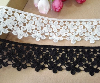 New hot sale 5yd/lot high quality white and black design lace fabric ribbon lace trim crafts sewing material accessories DIY
New hot sale 5yd/lot high quality white and black design lace fabric ribbon lace trim crafts sewing material accessories DIY