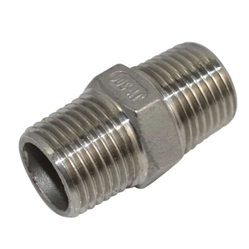 1 PC New 1/2" Male x 1/2" Male Hex Nipple Stainless Steel 304 Threaded Pipe Fitting NPT
1 PC New 1/2" Male x 1/2" Male Hex Nipple Stainless Steel 304 Threaded Pipe Fitting NPT