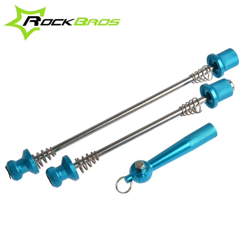 ROCKBROS Anti Theft Skewers Mountain Road Bike MTB Wheels & Seats Locking Security Bicycle Quick Release Cycling Skewers 1 pair
ROCKBROS Anti Theft Skewers Mountain Road Bike MTB Wheels & Seats Locking Security Bicycle Quick Release Cycling Skewers 1 pair
