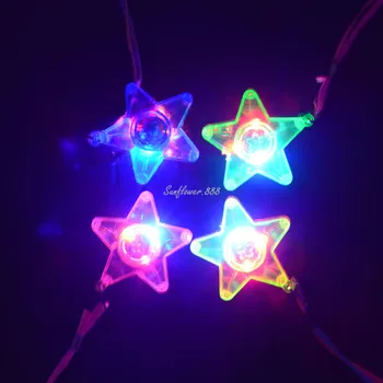 Heart Star LED Flashing Necklace Pendants Kids Adults Toy Lighted Jewelry Favors Gift Glow Party Supplies Birthday Prize
Heart Star LED Flashing Necklace Pendants Kids Adults Toy Lighted Jewelry Favors Gift Glow Party Supplies Birthday Prize
