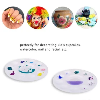 12 Pcs white MINI Paint Tray Palettes Plastic for DIY Craft Professional Art Painting supply painting tool Round paint palette
12 Pcs white MINI Paint Tray Palettes Plastic for DIY Craft Professional Art Painting supply painting tool Round paint palette