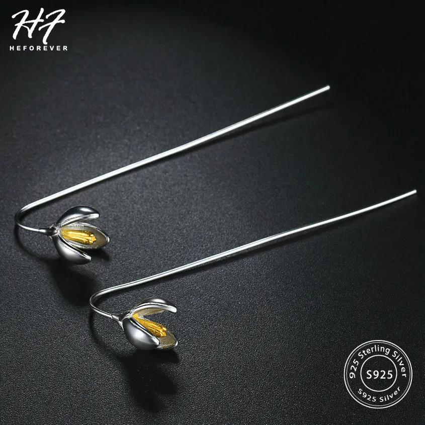 Top Quality 2Colors Mangnolia 100% Real 925-Sterling-Silver Ear-line Earrings S925 Fashion Jewelry For Women Girl Gift EY044
Top Quality 2Colors Mangnolia 100% Real 925-Sterling-Silver Ear-line Earrings S925 Fashion Jewelry For Women Girl Gift EY044