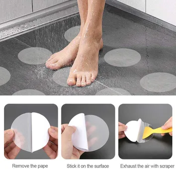 40 pcs/set PEVA Shower Anti-slip Stickers White Round Bathroom Non-slip Rubber Soft Waterproof Transparent Shower Anti-slip Pad
40 pcs/set PEVA Shower Anti-slip Stickers White Round Bathroom Non-slip Rubber Soft Waterproof Transparent Shower Anti-slip Pad