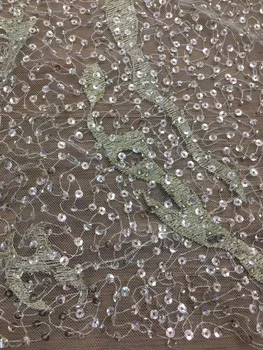 Luxury African net Lace Fabric Fashion Embroidery French Tulle Lace with full beads for wedding dress
Luxury African net Lace Fabric Fashion Embroidery French Tulle Lace with full beads for wedding dress