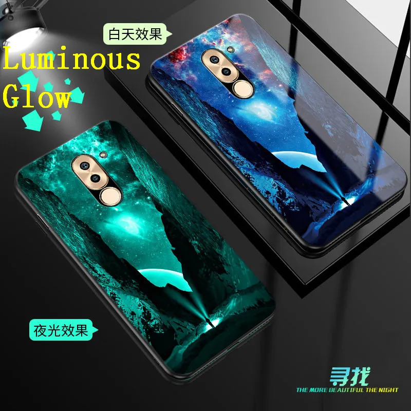 Luminous Glow Case For Huawei Honor 6X Case 5.5" Tempered Glass Back Cover For Huawei Honor 6X Cover Silicone Phone Bag Fundas
Luminous Glow Case For Huawei Honor 6X Case 5.5" Tempered Glass Back Cover For Huawei Honor 6X Cover Silicone Phone Bag Fundas