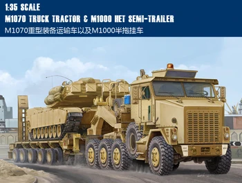 NIDALE model Hobby Boss MODEL 85502 1/35 M1070 Truck Tractor & M1000 HET Semi-Trailer tractor model plastic Puzzle model
NIDALE model Hobby Boss MODEL 85502 1/35 M1070 Truck Tractor & M1000 HET Semi-Trailer tractor model plastic Puzzle model
