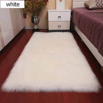 Carpet Artificial Wool Rectangle/Square Garnish Faux Mat Seat Pad Plain Skin Fur Plain Fluffy Area Rugs Washable Home Textile
Carpet Artificial Wool Rectangle/Square Garnish Faux Mat Seat Pad Plain Skin Fur Plain Fluffy Area Rugs Washable Home Textile