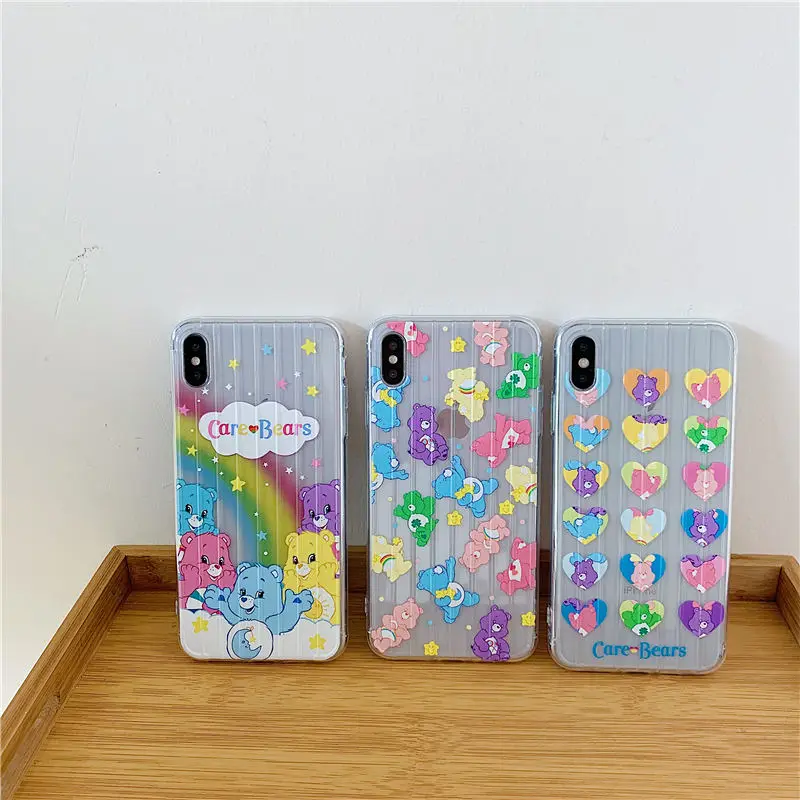3D Relief Cartoon Care Bear Rainbow Bear Colorful IMD Transparent TPU Soft Case for Apple iPhone XS Max XR XS X 6 6S 7 8 Plus
3D Relief Cartoon Care Bear Rainbow Bear Colorful IMD Transparent TPU Soft Case for Apple iPhone XS Max XR XS X 6 6S 7 8 Plus