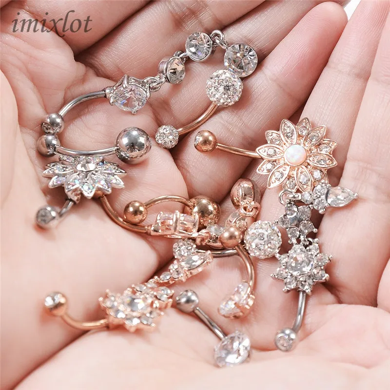 6pcs/set New Stainless Steel Earrings Ear Nail Belly Button Rings Navel Piercing Dangle Round Crystal Jewelry
6pcs/set New Stainless Steel Earrings Ear Nail Belly Button Rings Navel Piercing Dangle Round Crystal Jewelry