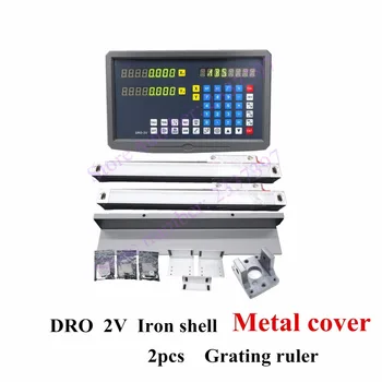 New Lathe Milling Machine DRO kit 2 Axis Digital Readout (Metal Cover) and 2 Pieces Linear Scale Encoder Displacement Sensor
New Lathe Milling Machine DRO kit 2 Axis Digital Readout (Metal Cover) and 2 Pieces Linear Scale Encoder Displacement Sensor