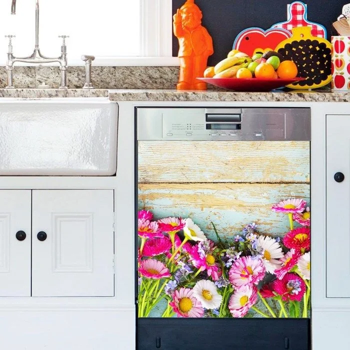 Wholesale 3D Flowers On Woode Dishwasher Refrigerator Freeze Sticker Art Fridge Door Cover Wallpaper Kitchen Wall Stickers 
Wholesale 3D Flowers On Woode Dishwasher Refrigerator Freeze Sticker Art Fridge Door Cover Wallpaper Kitchen Wall Stickers