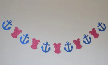 Lingerie + Anchor Glitter Banner : Nautical/Pirate Bachelorette Party wedding photo booth bridal shower garlands
Lingerie + Anchor Glitter Banner : Nautical/Pirate Bachelorette Party wedding photo booth bridal shower garlands