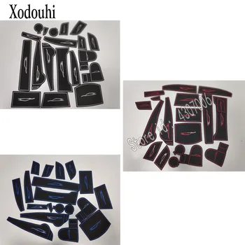 For Hyundai Kona Encino Kauai 2017 2018 2019 car Groove Gate Slot Armrest Storage Rubber non-slip mats mat inner door pad cup
For Hyundai Kona Encino Kauai 2017 2018 2019 car Groove Gate Slot Armrest Storage Rubber non-slip mats mat inner door pad cup