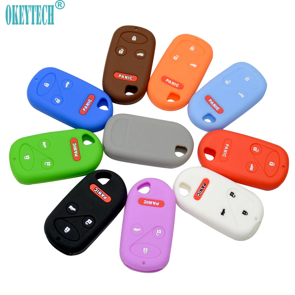 OkeyTech Silicone Remote Key Case Fit For Honda CRV S2000 Insight Prelude 4 Buttons Keyless Entry Best Silica Gel New Skin Cover
OkeyTech Silicone Remote Key Case Fit For Honda CRV S2000 Insight Prelude 4 Buttons Keyless Entry Best Silica Gel New Skin Cover