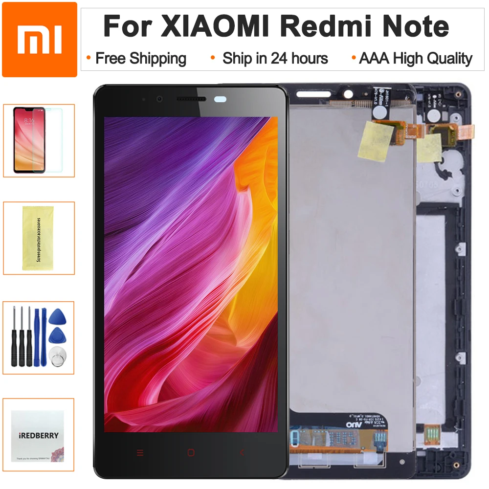 4G LTE 5.5'' New LCD For XIAOMI Redmi Note Display Touch Screen with Frame Module For Xiaomi Redmi Note LCD Display Replacement
4G LTE 5.5'' New LCD For XIAOMI Redmi Note Display Touch Screen with Frame Module For Xiaomi Redmi Note LCD Display Replacement