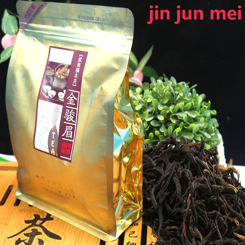

2019 year jinjunmei tea Organic Fujian Wuyi Jin Jun Mei tea The Golden Buds Eyebrow Junmee Kim Chun Mei black tea