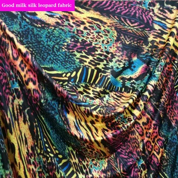Good 4-Side Stretch Cotton/spandex Milk Silk Cheongsam Fabric Colored Leopard Pattern Print Dance Fabric DIY Sew Dress T-shirt
Good 4-Side Stretch Cotton/spandex Milk Silk Cheongsam Fabric Colored Leopard Pattern Print Dance Fabric DIY Sew Dress T-shirt