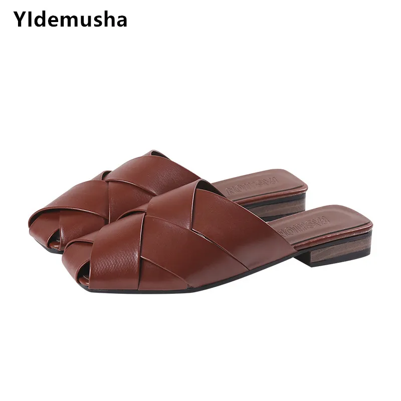 YIdemusha 2019 Women Summer Low Heels Mules Slippers Ladies Round Toe New Style Outside Shoes Woman Fashion Beach PU Slippers
YIdemusha 2019 Women Summer Low Heels Mules Slippers Ladies Round Toe New Style Outside Shoes Woman Fashion Beach PU Slippers