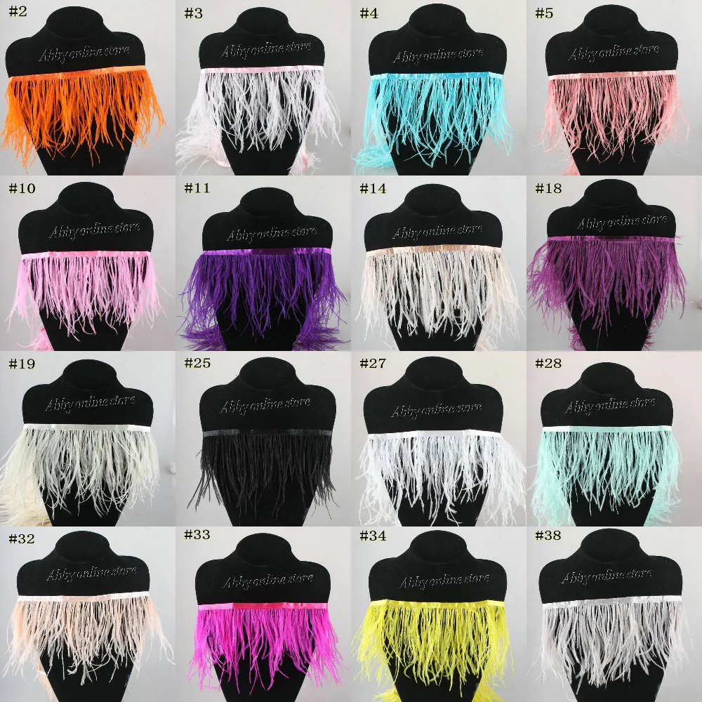5meter Long Ostrich Feather Plumes Fringe trim10-15cm Feather Boa Stripe for Party Clothing Accessories
5meter Long Ostrich Feather Plumes Fringe trim10-15cm Feather Boa Stripe for Party Clothing Accessories
