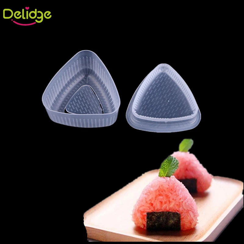 Delidge 2 pcs/set Triangle Sushi Mold Food -Grade Plastic Rice Ball Maker Bento Press Mould Japanese Food Rice Sushi Tools
Delidge 2 pcs/set Triangle Sushi Mold Food -Grade Plastic Rice Ball Maker Bento Press Mould Japanese Food Rice Sushi Tools
