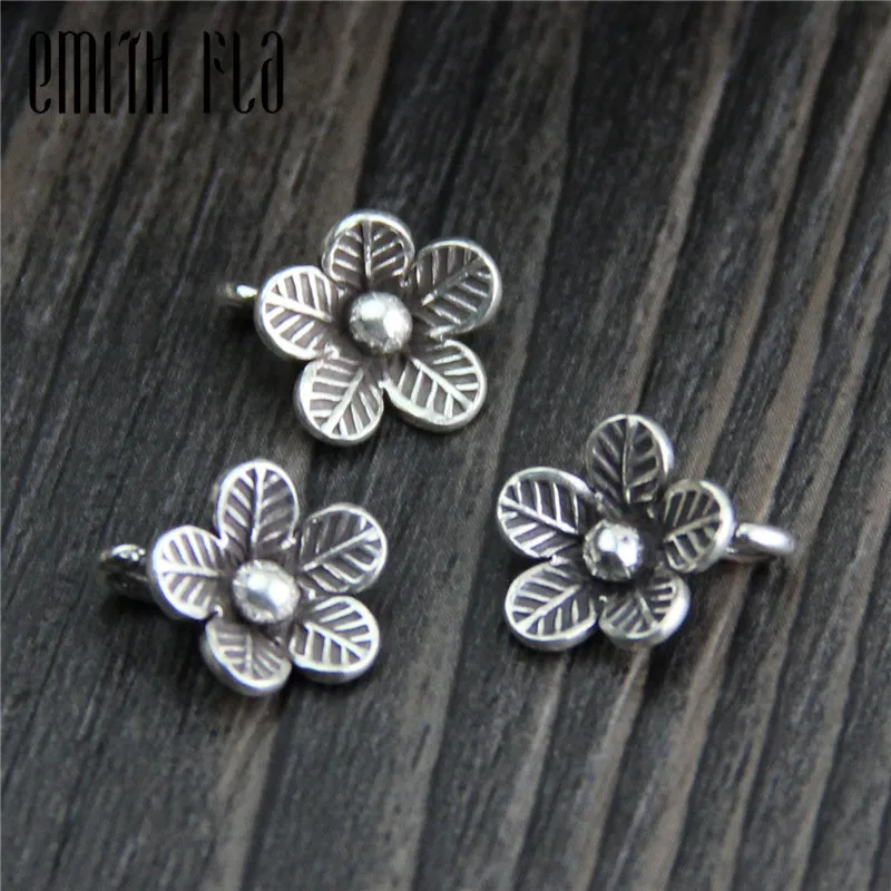Emith Fla 100% 925 Sterling Silver Flower Charms Fit Bracelet & Necklace Authentic DIY Small Pendant Jewelry Accessories Gifts
Emith Fla 100% 925 Sterling Silver Flower Charms Fit Bracelet & Necklace Authentic DIY Small Pendant Jewelry Accessories Gifts