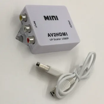 AV to HDMI Converter RCA to HDMI Aapter 720P 1080P CVBS L/R Female to Female Adapter for PC DVD HDTV 1Pcs
AV to HDMI Converter RCA to HDMI Aapter 720P 1080P CVBS L/R Female to Female Adapter for PC DVD HDTV 1Pcs