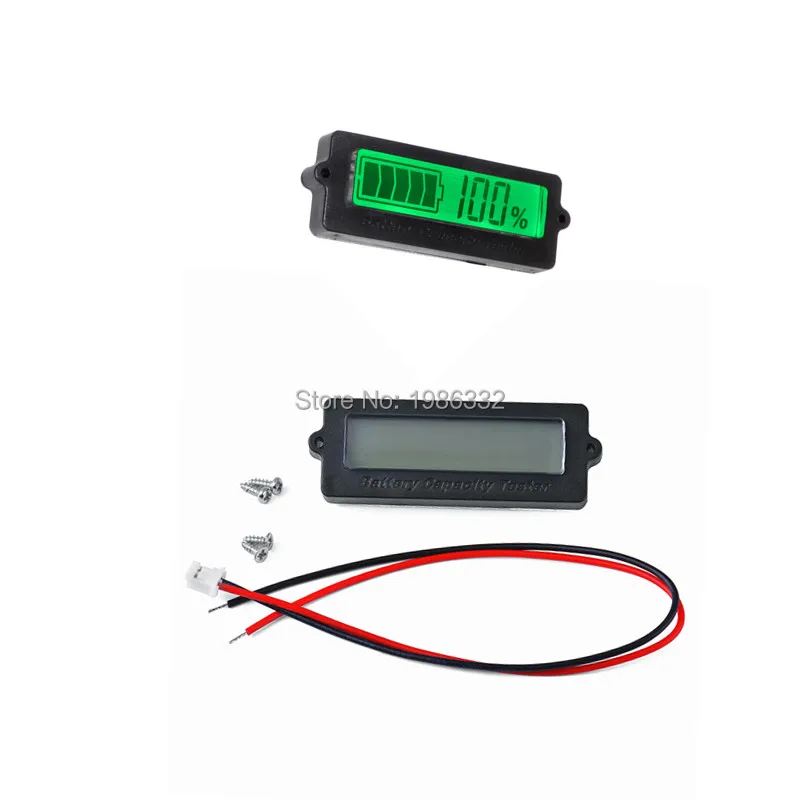 WS16 Digital Lead-acid Lithium Green LCD Battery Capacity Tester Indicator Voltmeter Meter Monitor Analyzer 12V 24v 36v 48v Car
WS16 Digital Lead-acid Lithium Green LCD Battery Capacity Tester Indicator Voltmeter Meter Monitor Analyzer 12V 24v 36v 48v Car