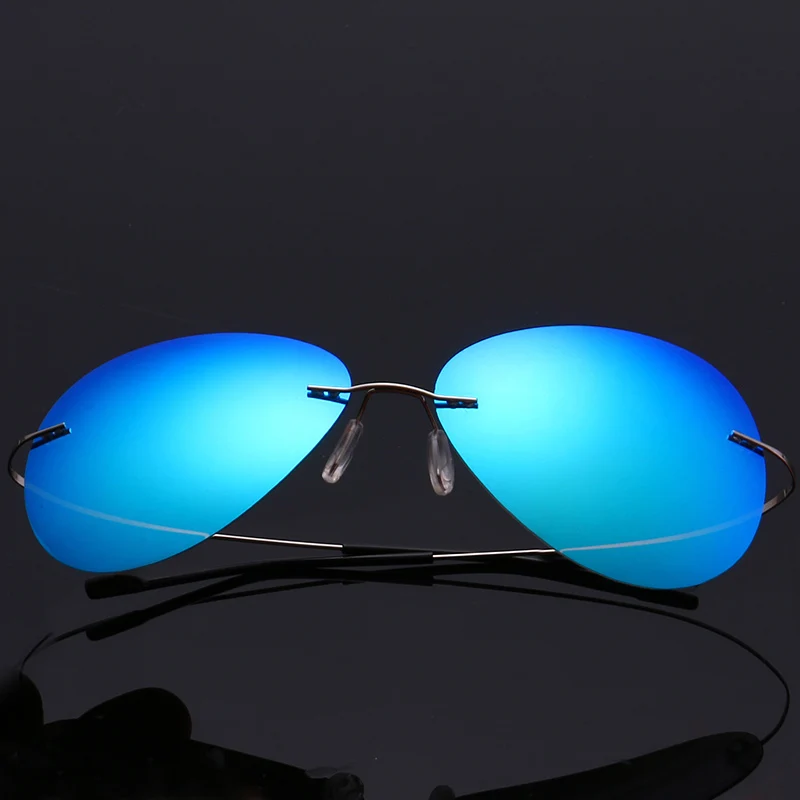 Ultra Lightweight Polarized Sunglasses 100% UV Protection Rimless Retro Vintage Style Mirror Lens Pilot Sunglasses
Ultra Lightweight Polarized Sunglasses 100% UV Protection Rimless Retro Vintage Style Mirror Lens Pilot Sunglasses
