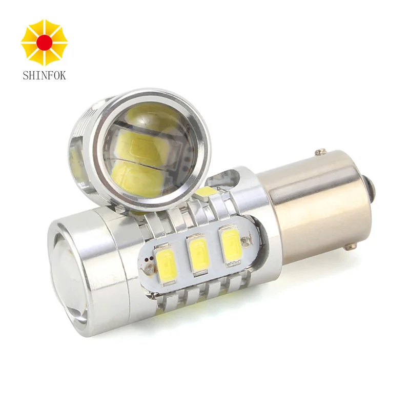 2x высокомощный S25 1156 BA15S P21W 5730 15 led Автомобильный задний сигнал поворота |