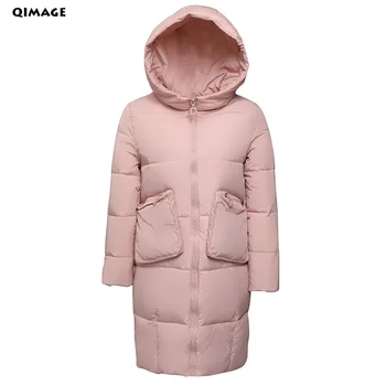 QIMAGE Hot Winter Women Hood Parka 2017 Fashion Women Long Jacket Coats Warm Cotton Padded Overcoat Winter Outwear Plus Size
QIMAGE Hot Winter Women Hood Parka 2017 Fashion Women Long Jacket Coats Warm Cotton Padded Overcoat Winter Outwear Plus Size