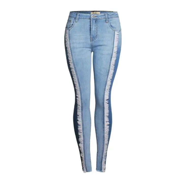Newest Tassel Jeans Woman Stretchy Patchwork Denim Skinny Pencil Pants Trousers For Women Female Large Size Denim Pants J2792
Newest Tassel Jeans Woman Stretchy Patchwork Denim Skinny Pencil Pants Trousers For Women Female Large Size Denim Pants J2792