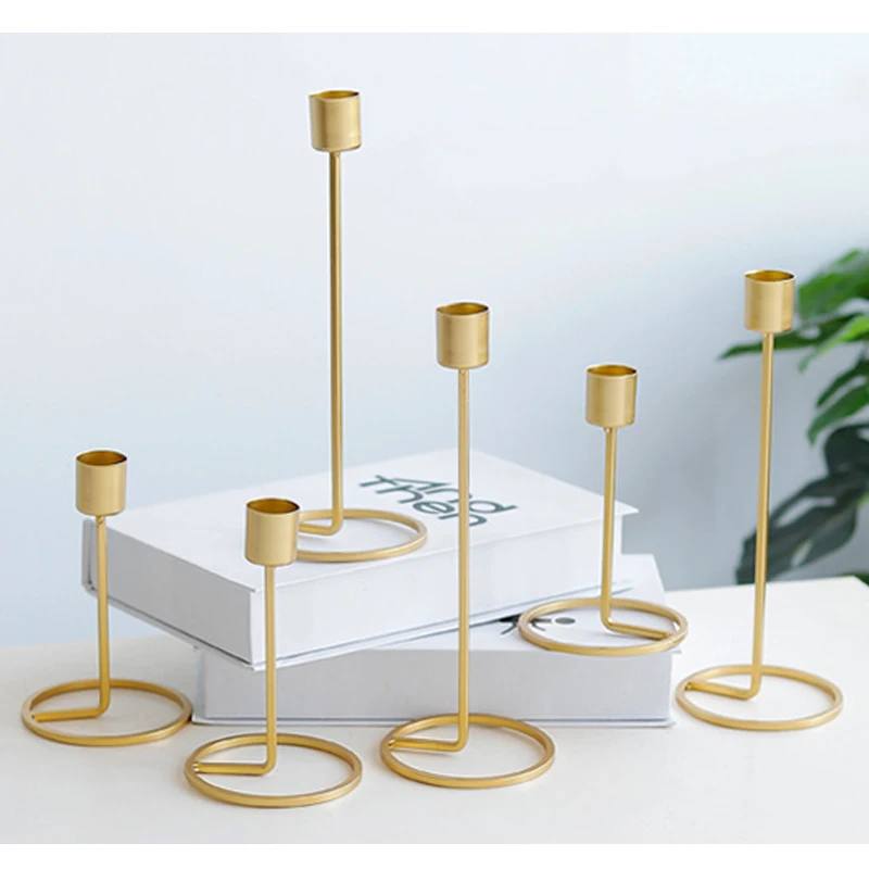 Nordic Golden Candlestick Table single head iron Wedding Candelabra Table Centerpiece Metal Gold Tall Gols Centerpiece Stand
Nordic Golden Candlestick Table single head iron Wedding Candelabra Table Centerpiece Metal Gold Tall Gols Centerpiece Stand