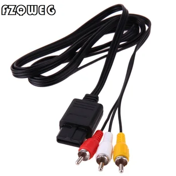 FZQWEG 6FT AV TV RCA Video Cord Cable For Game cube/for SNES GameCube/for Nintendo for N64 64 Game Cable Accessory
FZQWEG 6FT AV TV RCA Video Cord Cable For Game cube/for SNES GameCube/for Nintendo for N64 64 Game Cable Accessory