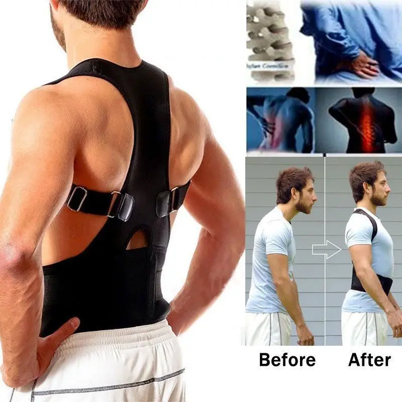 Adjustable Shoulder Back Support Belt for Male Neoprene Back Support Posture Correction Lumbar Back Support Size S M L XL XXL
Adjustable Shoulder Back Support Belt for Male Neoprene Back Support Posture Correction Lumbar Back Support Size S M L XL XXL