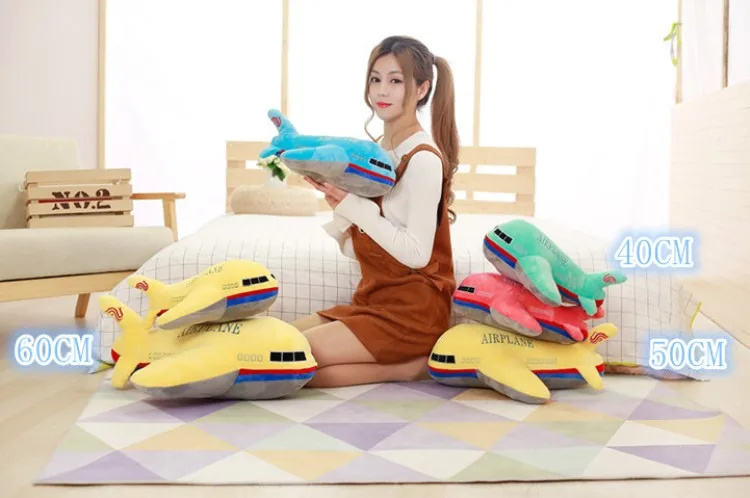 40cm/50cm/60cm Simulation Plane Plush Toy Children Aircraft Large Pillow Kids Appease Doll Cute Airplane Stuffed Birthday Gift
40cm/50cm/60cm Simulation Plane Plush Toy Children Aircraft Large Pillow Kids Appease Doll Cute Airplane Stuffed Birthday Gift