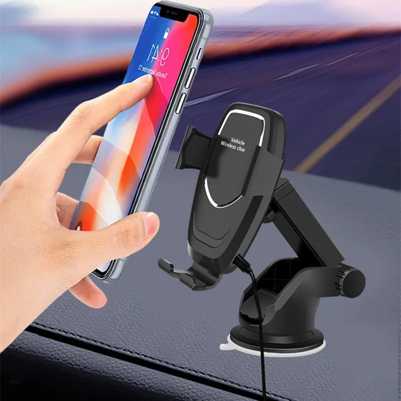Qi Car Wireless Charger For iPhone Xs Max Xr X Samsung S10 S9 S8 S7 Note 8 9 Fast Wirless Charging For Huawei Car Phone Holder
Qi Car Wireless Charger For iPhone Xs Max Xr X Samsung S10 S9 S8 S7 Note 8 9 Fast Wirless Charging For Huawei Car Phone Holder