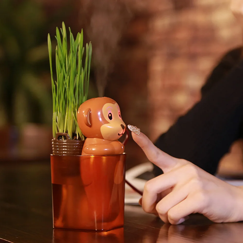 Cute Mini Cartoon Monkey Design Car Air Humidifier Ultrasonic USB Portable Essential Oil Aroma Diffuser Home Office Mist Maker
Cute Mini Cartoon Monkey Design Car Air Humidifier Ultrasonic USB Portable Essential Oil Aroma Diffuser Home Office Mist Maker
